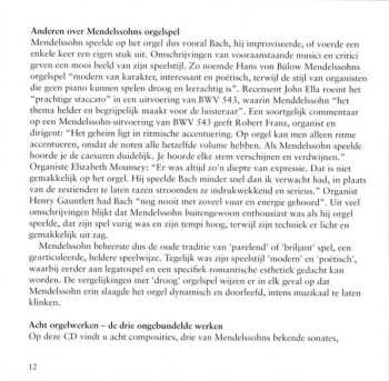 CD Felix Mendelssohn-Bartholdy: Organ Music