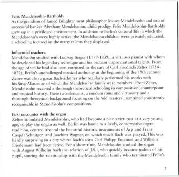CD Felix Mendelssohn-Bartholdy: Organ Music