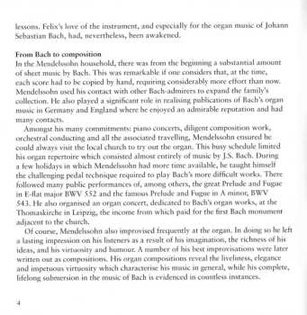 CD Felix Mendelssohn-Bartholdy: Organ Music