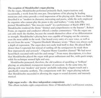 CD Felix Mendelssohn-Bartholdy: Organ Music