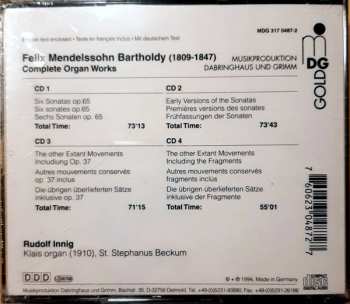 4CD Felix Mendelssohn-Bartholdy: Complete Organ Works