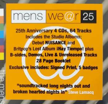 4CD/Zestaw pudełkowy Menswear: The Menswe@r Collection LTD