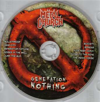 CD Metal Church: Generation Nothing DIGI