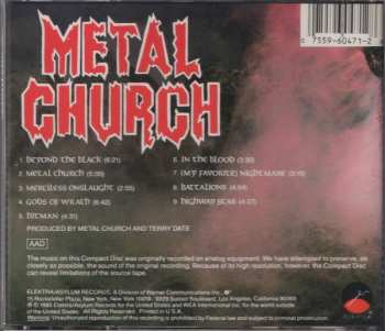 CD Metal Church: Metal Church