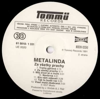 LP Metalinda: Za Všetky Prachy