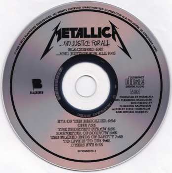 CD Metallica: ...And Justice For All
