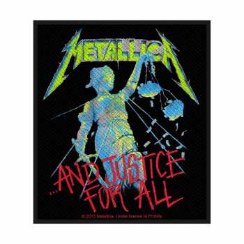Merch Metallica: Naszywka And Justice For All