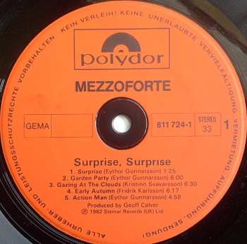 LP Mezzoforte: Surprise, Surprise