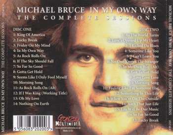 2CD Michael Bruce: In My Own Way  (The Complete Sessions)