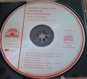 CD Michael Formanek: Loose Cannon