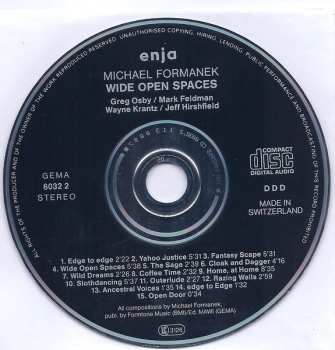 CD Michael Formanek: Wide Open Space