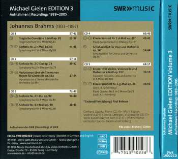5CD/Zestaw pudełkowy Johannes Brahms: Brahms The Symphonies, Piano Concerto No.1, Double Concerto, Piano Quartet No.1