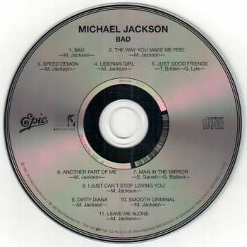CD Michael Jackson: Bad