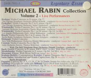 3CD/Zestaw pudełkowy Michael Rabin: Collection Vol.2 . Violin Concertos (Live Performances)