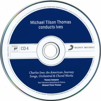 4CD/Zestaw pudełkowy The Chicago Symphony Orchestra: Michael Tilson Thomas Conducts Ives