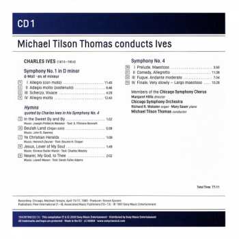 4CD/Zestaw pudełkowy The Chicago Symphony Orchestra: Michael Tilson Thomas Conducts Ives