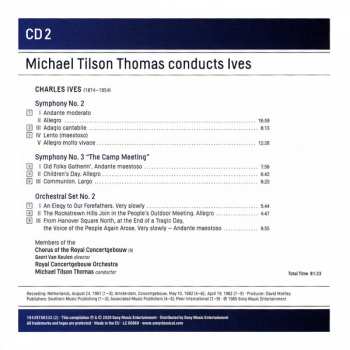 4CD/Zestaw pudełkowy The Chicago Symphony Orchestra: Michael Tilson Thomas Conducts Ives