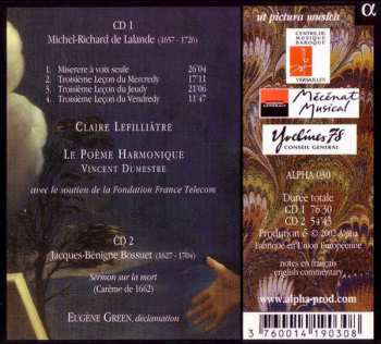 2CD Michel Richard Delalande: Tenebræ