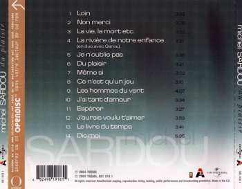 CD Michel Sardou: Du Plaisir