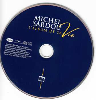 5CD/Zestaw pudełkowy Michel Sardou: L'album De Sa Vie