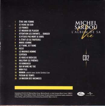5CD/Zestaw pudełkowy Michel Sardou: L'album De Sa Vie