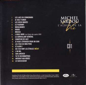 5CD/Zestaw pudełkowy Michel Sardou: L'album De Sa Vie