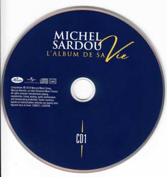5CD/Zestaw pudełkowy Michel Sardou: L'album De Sa Vie