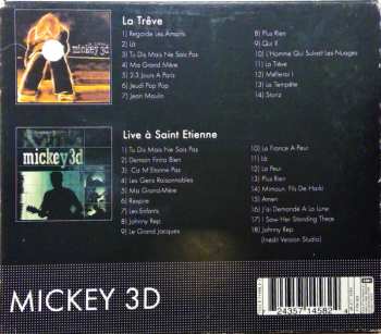 2CD/Zestaw pudełkowy Mickey 3D: La Trêve  / Live À Saint Etienne