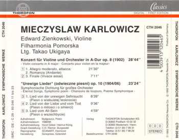 CD Mieczysław Karłowicz: Symphonische Werke