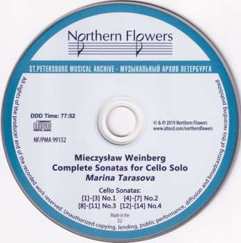 CD Mieczysław Weinberg: Complete Sonatas For Cello Solo (Mieczysław Weinberg Centenary December 2019)