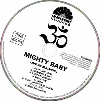 6CD/Zestaw pudełkowy Mighty Baby: At A Point Between Fate And Destiny (The Complete Recordings)