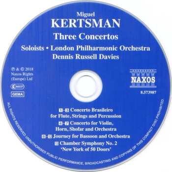 CD Dennis Russell Davies: Three Concertos