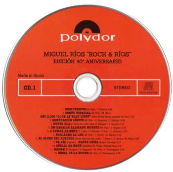 2CD/DVD Miguel Ríos: Rock & Rios (Edición 40º Aniversario) DLX