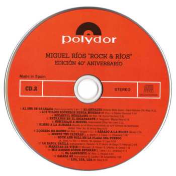 2CD/DVD Miguel Ríos: Rock & Rios (Edición 40º Aniversario) DLX