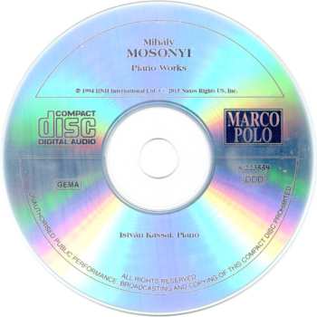 CD Kassai István: Piano Works