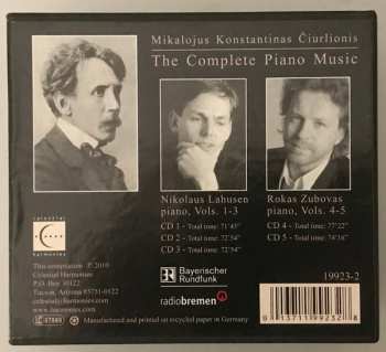 5CD/Zestaw pudełkowy Mikalojus Konstantinas Ciurlionis: The Complete Piano Music