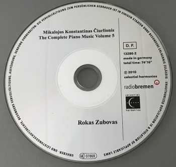 5CD/Zestaw pudełkowy Mikalojus Konstantinas Ciurlionis: The Complete Piano Music