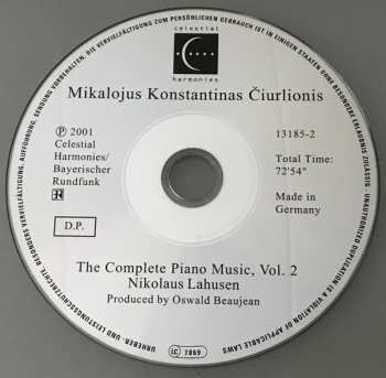 5CD/Zestaw pudełkowy Mikalojus Konstantinas Ciurlionis: The Complete Piano Music