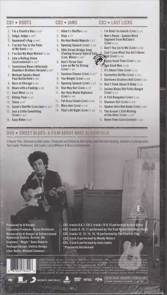3CD/DVD/Zestaw pudełkowy Mike Bloomfield: From His Head To His Heart To His Hands
