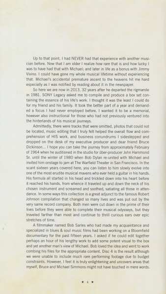 3CD/DVD/Zestaw pudełkowy Mike Bloomfield: From His Head To His Heart To His Hands