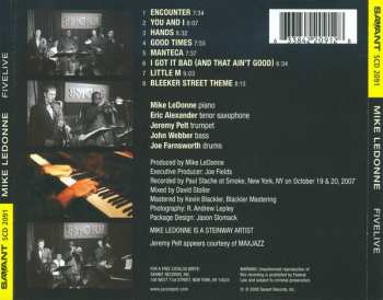 CD Mike LeDonne:  FiveLive