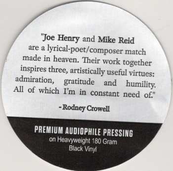 2LP Joe Henry: Life And Time