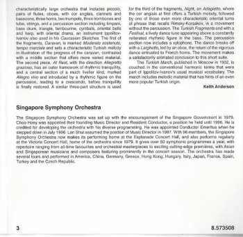CD Mikhail Ippolitov-Ivanov: Symphony No. 1 In E Minor • Turkish Fragments • Turkish March