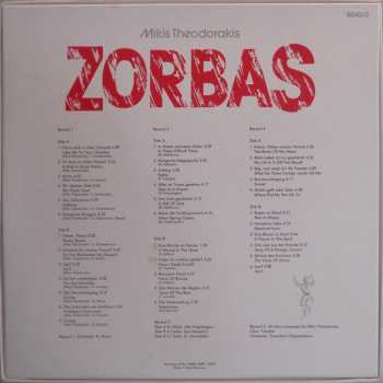 3LP/Zestaw pudełkowy Mikis Theodorakis: Zorbas