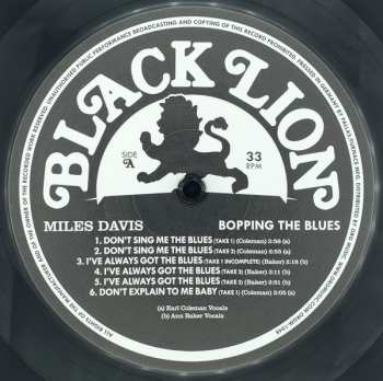 LP Miles Davis: Bopping The Blues