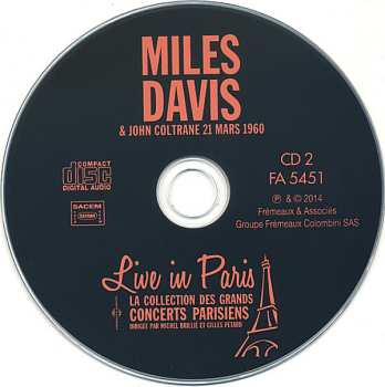 4CD Miles Davis: Live In Paris - 21 Mars / 11 Oct. 1960