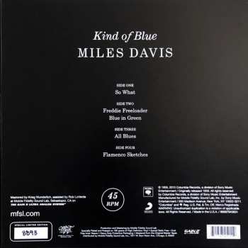 2LP/Zestaw pudełkowy Miles Davis: Kind Of Blue LTD | NUM | DLX