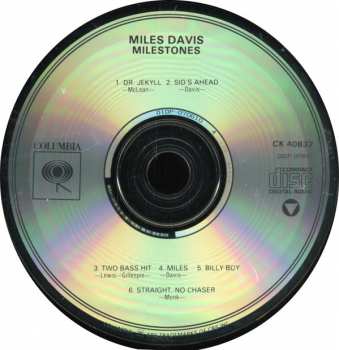 CD Miles Davis: Milestones
