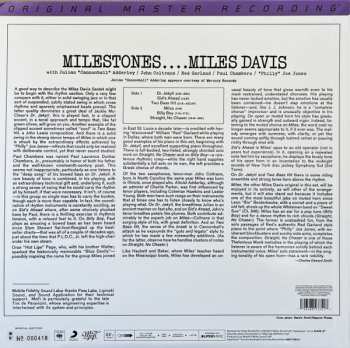 LP Miles Davis: Milestones NUM
