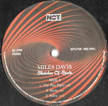 LP Miles Davis: Sketches Of Spain